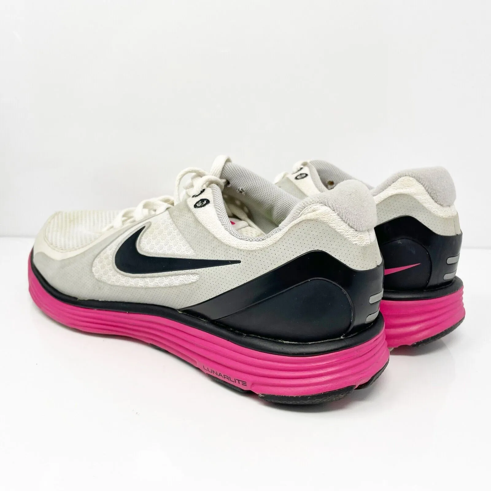 Nike Womens Lunarswift Plus 386370-103 Beige Running Shoes Sneakers Size 8.5