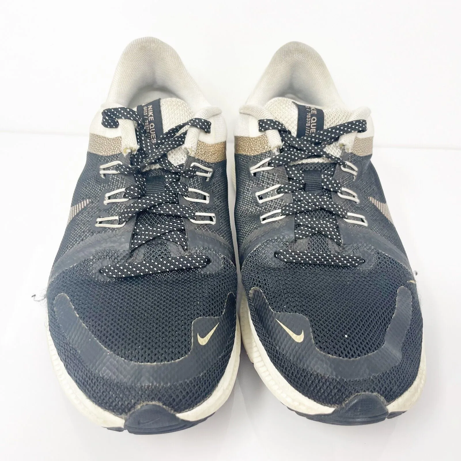 Nike Womens Quest 4 Premium DA8723-001 Black Running Shoes Sneakers Size 6