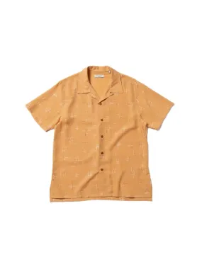 Nudie Jeans Arvid 50s Hawaii SS Shirt Ochre