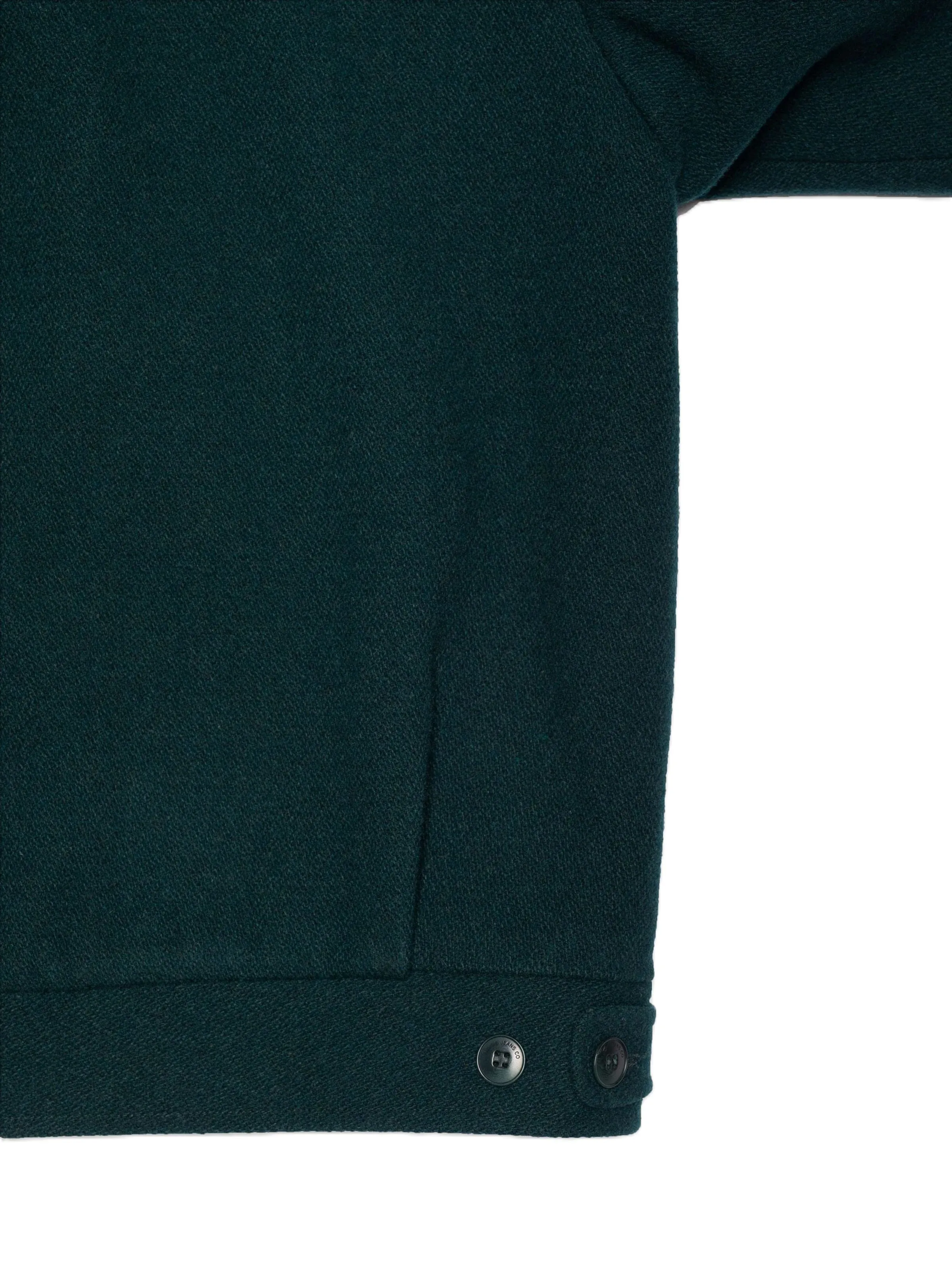 Nudie Jeans Blake Wool Jacket Racing Green