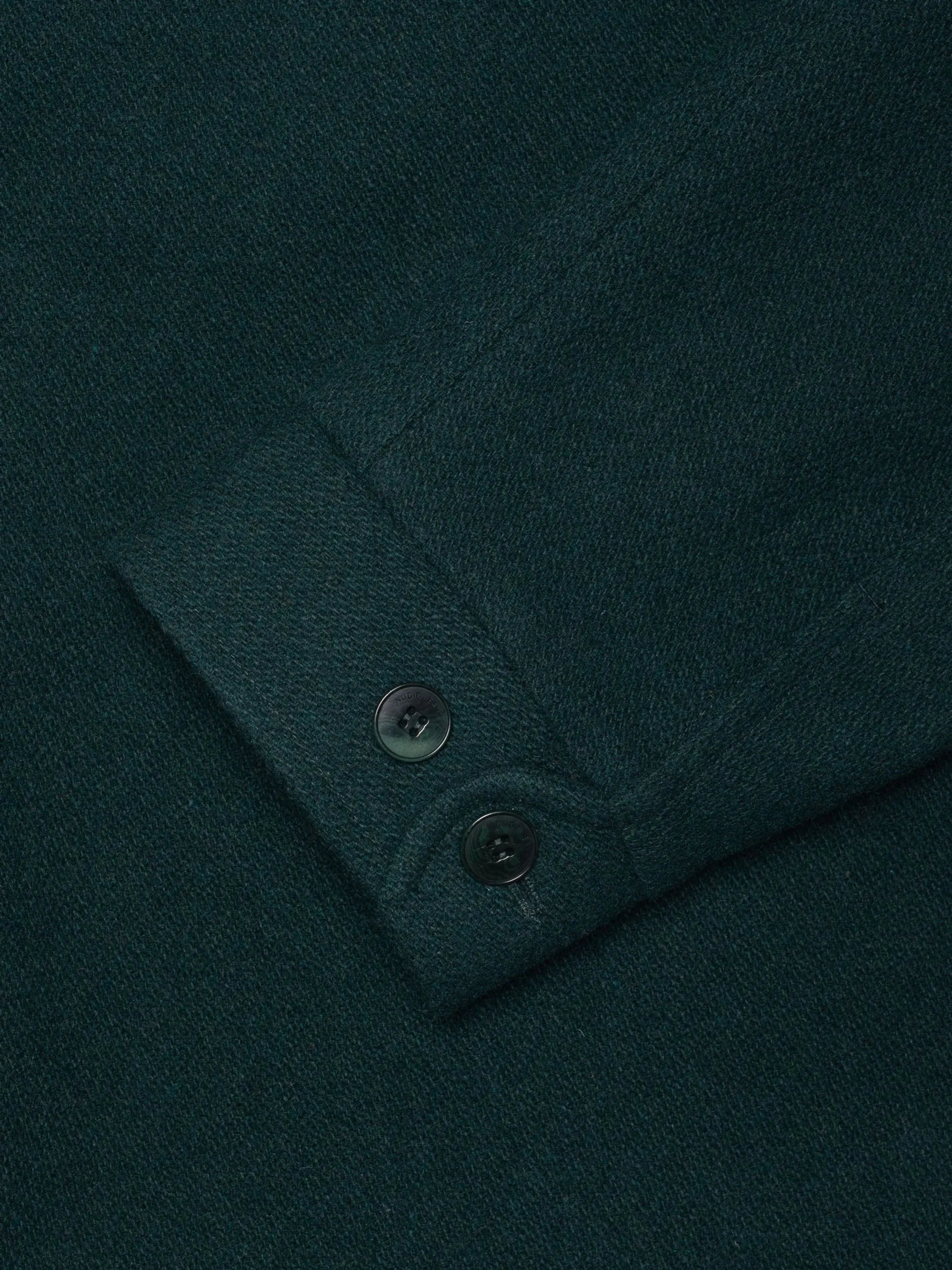 Nudie Jeans Blake Wool Jacket Racing Green