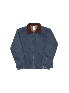 Nudie Jeans Blake Zip Jacket Canvas Blue