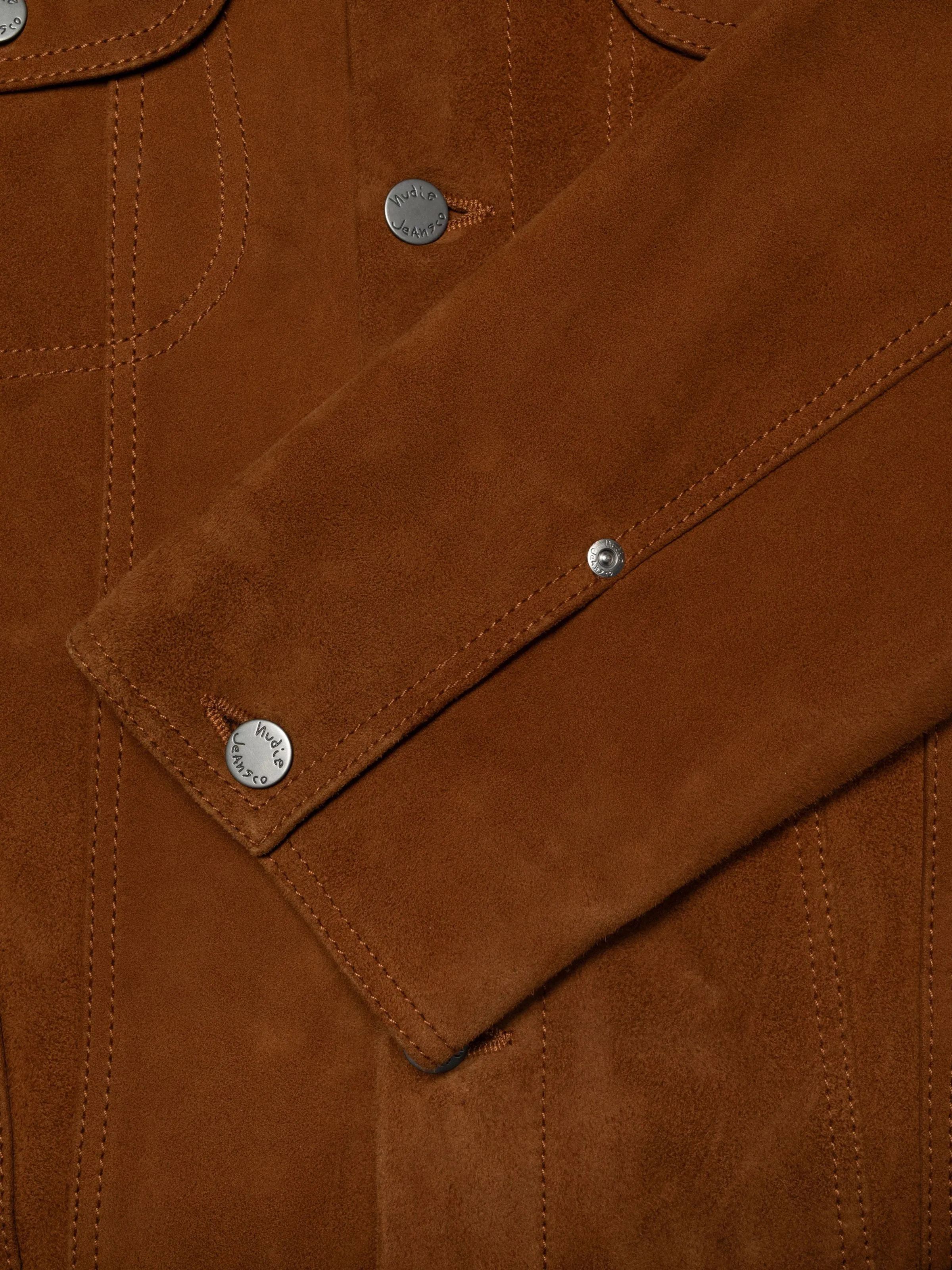 Nudie Jeans Danny Suede Jacket Tobacco