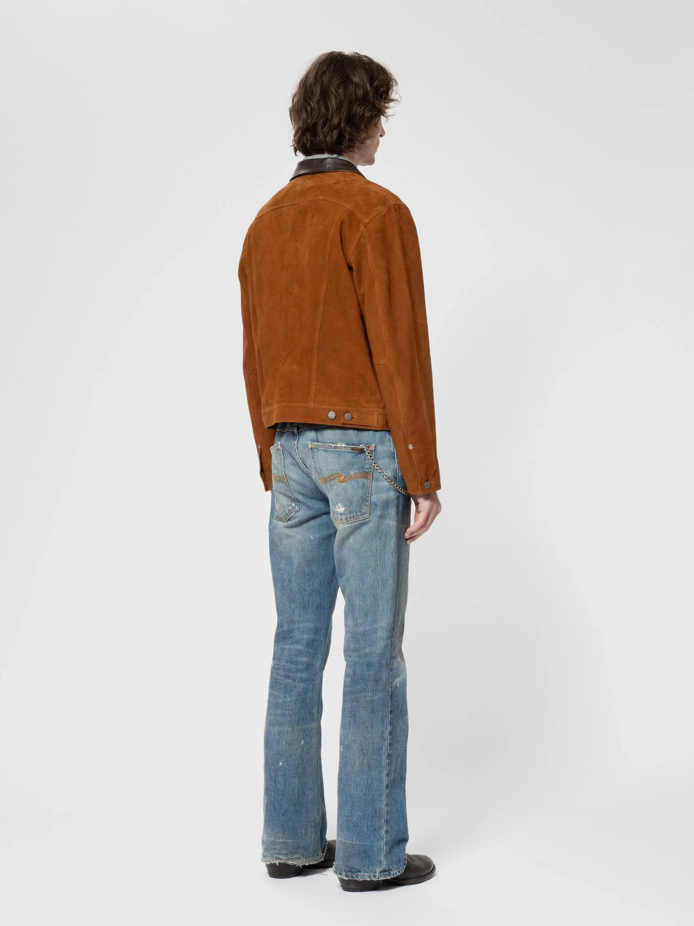 Nudie Jeans Danny Suede Jacket Tobacco