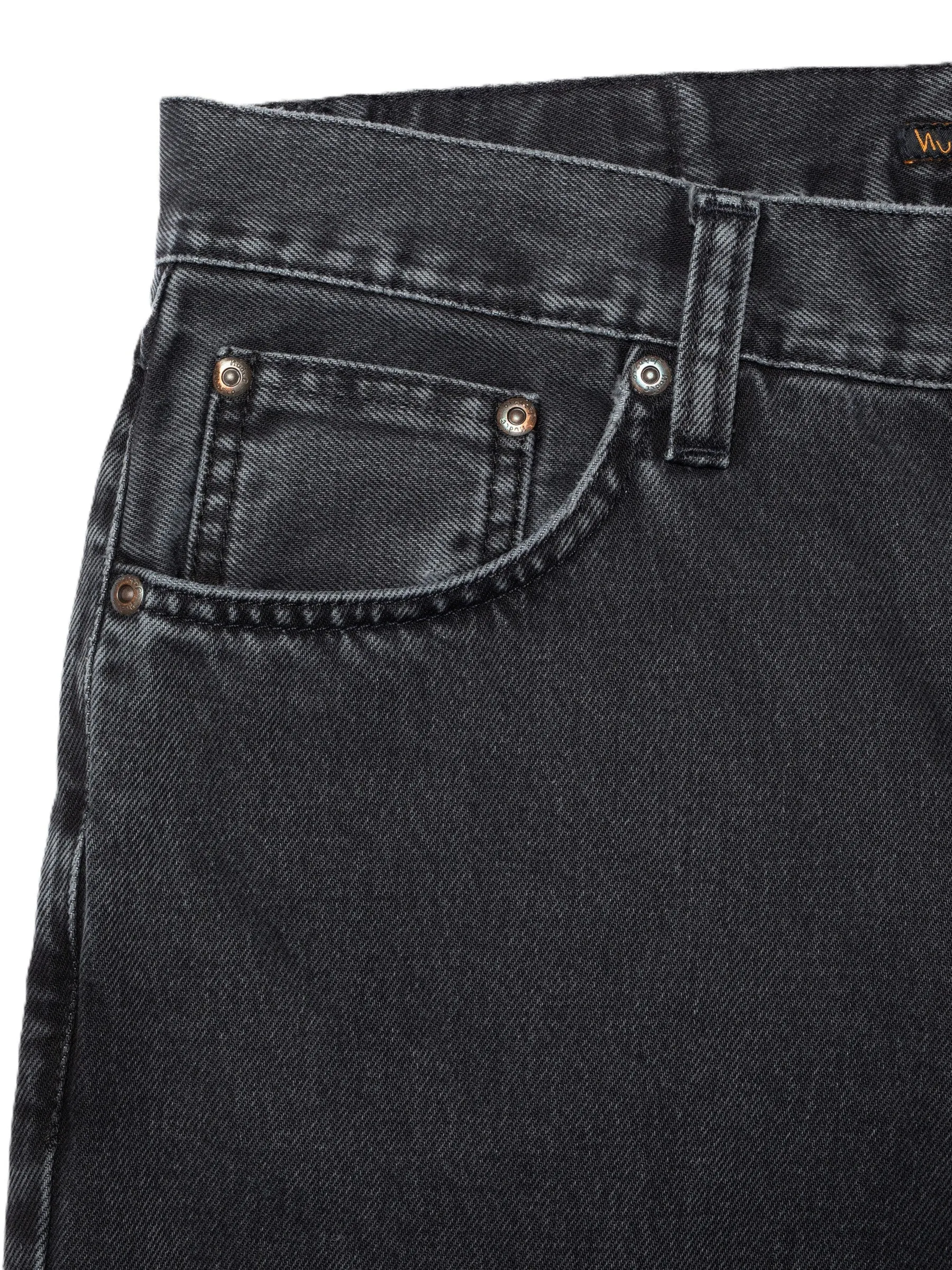 Nudie Jeans Gritty Jackson Jean L34 Black Cliffs