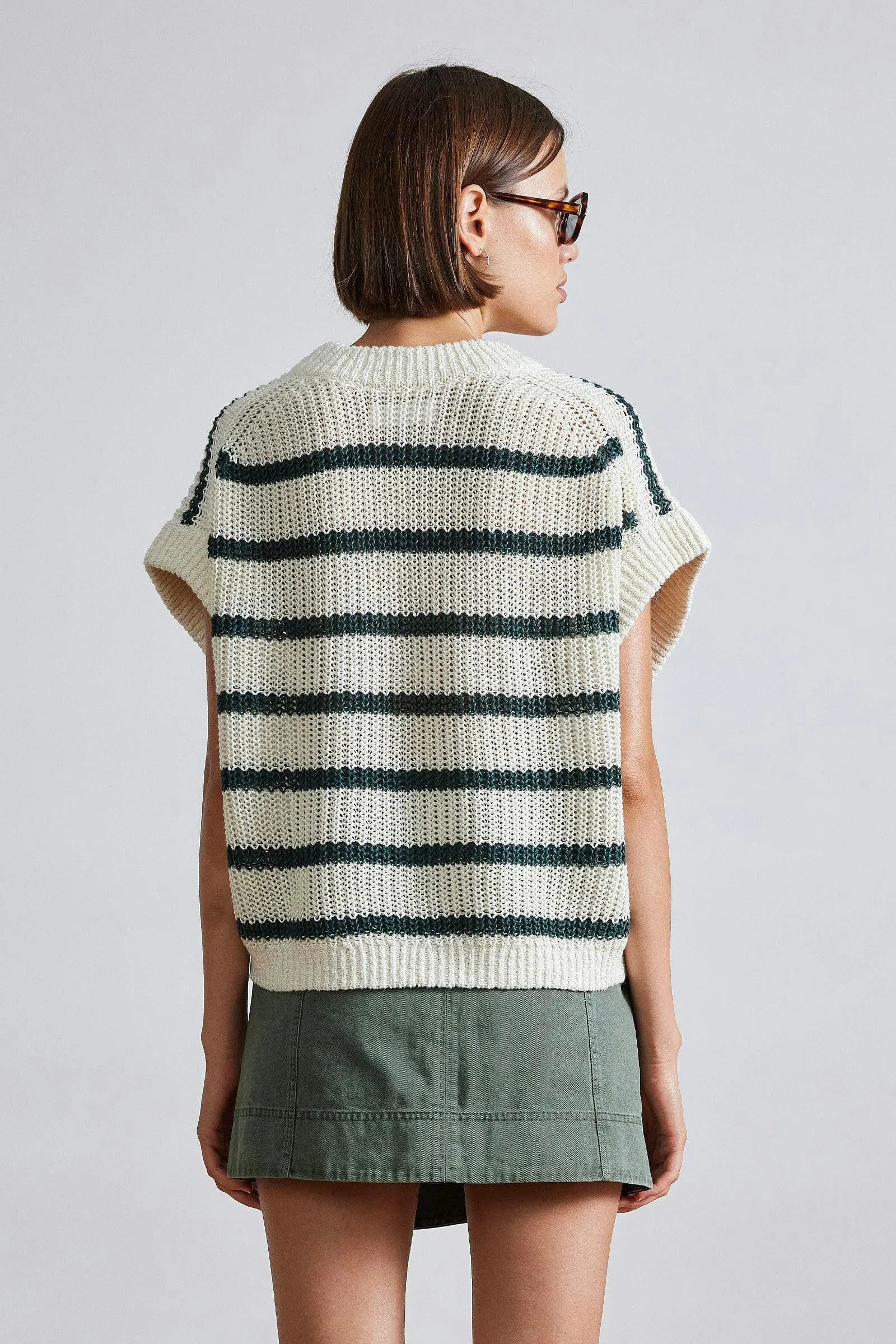 Oliva Linen Vest