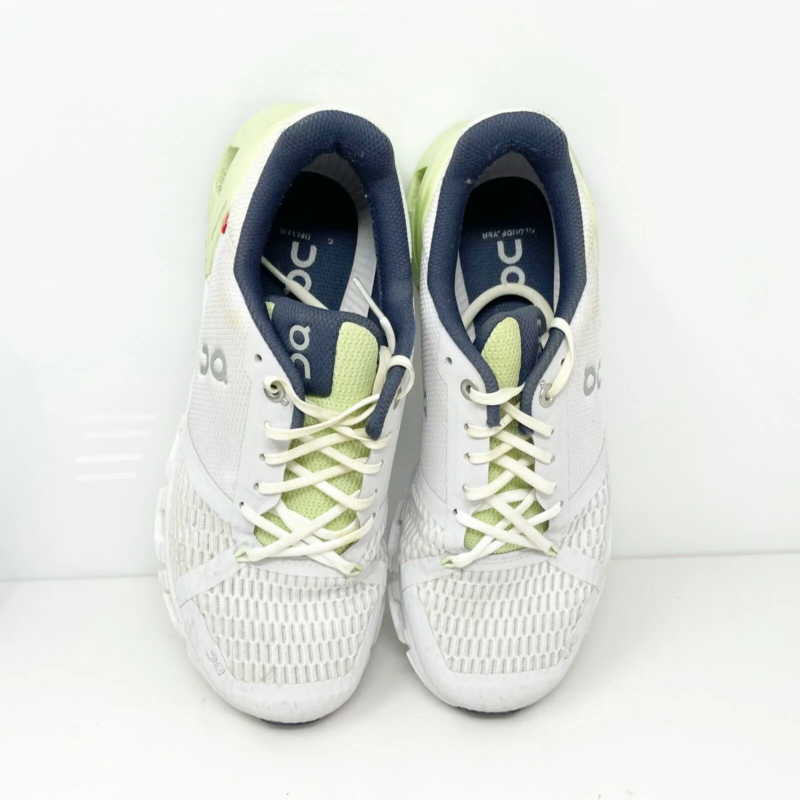 On Womens Cloudflyer II White Running Shoes Sneakers Size 7.5