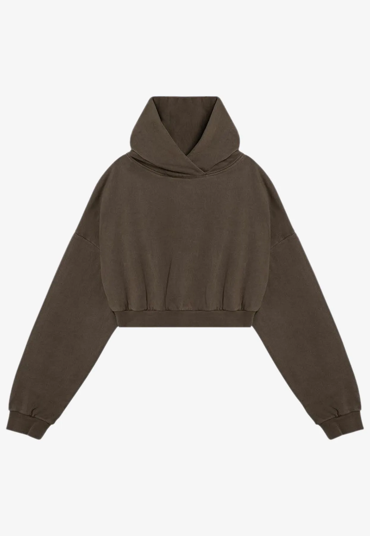 Oversized Cropped Hoodie