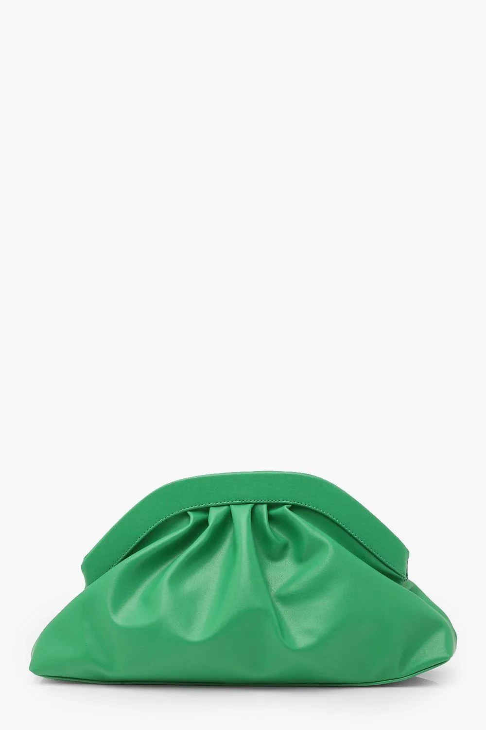 Oversized Ruched Clutch Bag