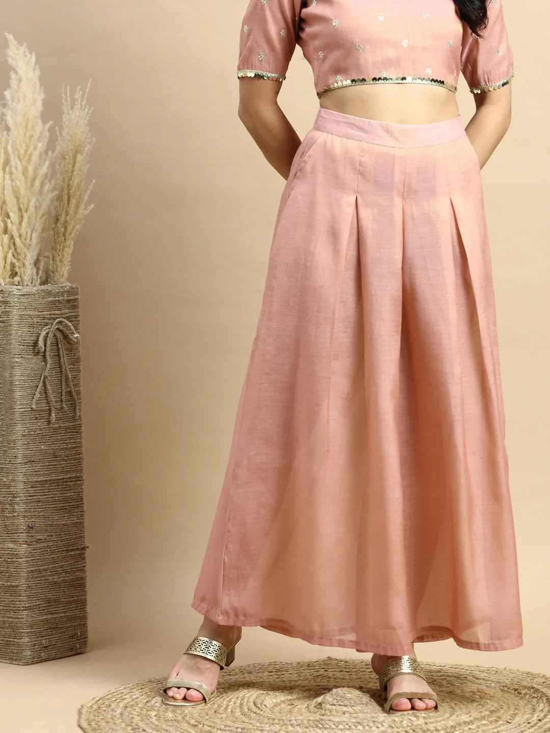 Palazzo-Light Pink