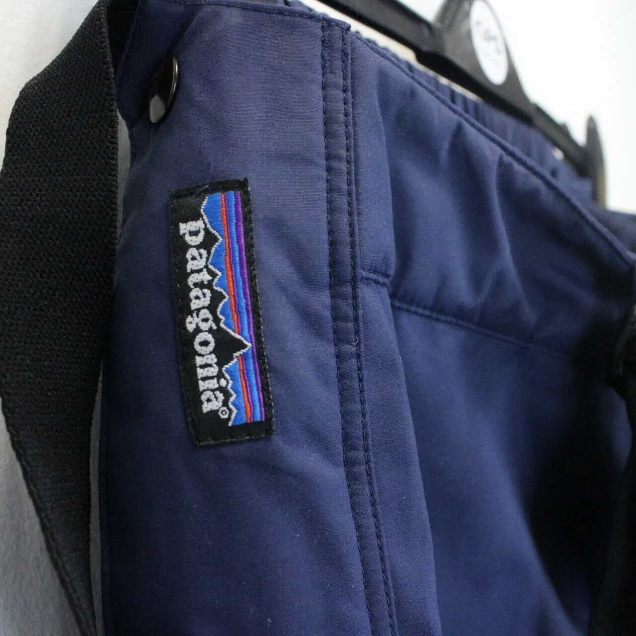 PATAGONIA 90s Waterproof Trousers Navy Blue | Large