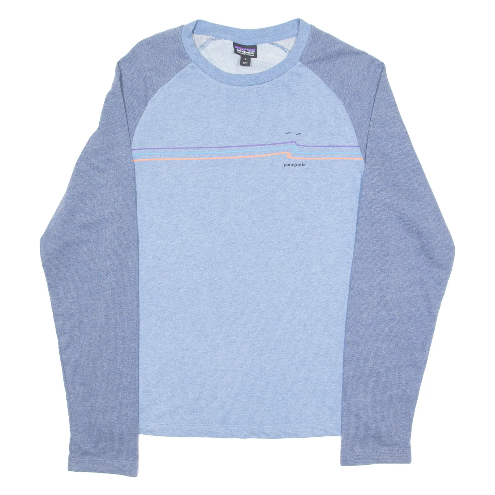 PATAGONIA Lightweight Mens Sweatshirt Blue Crewneck S