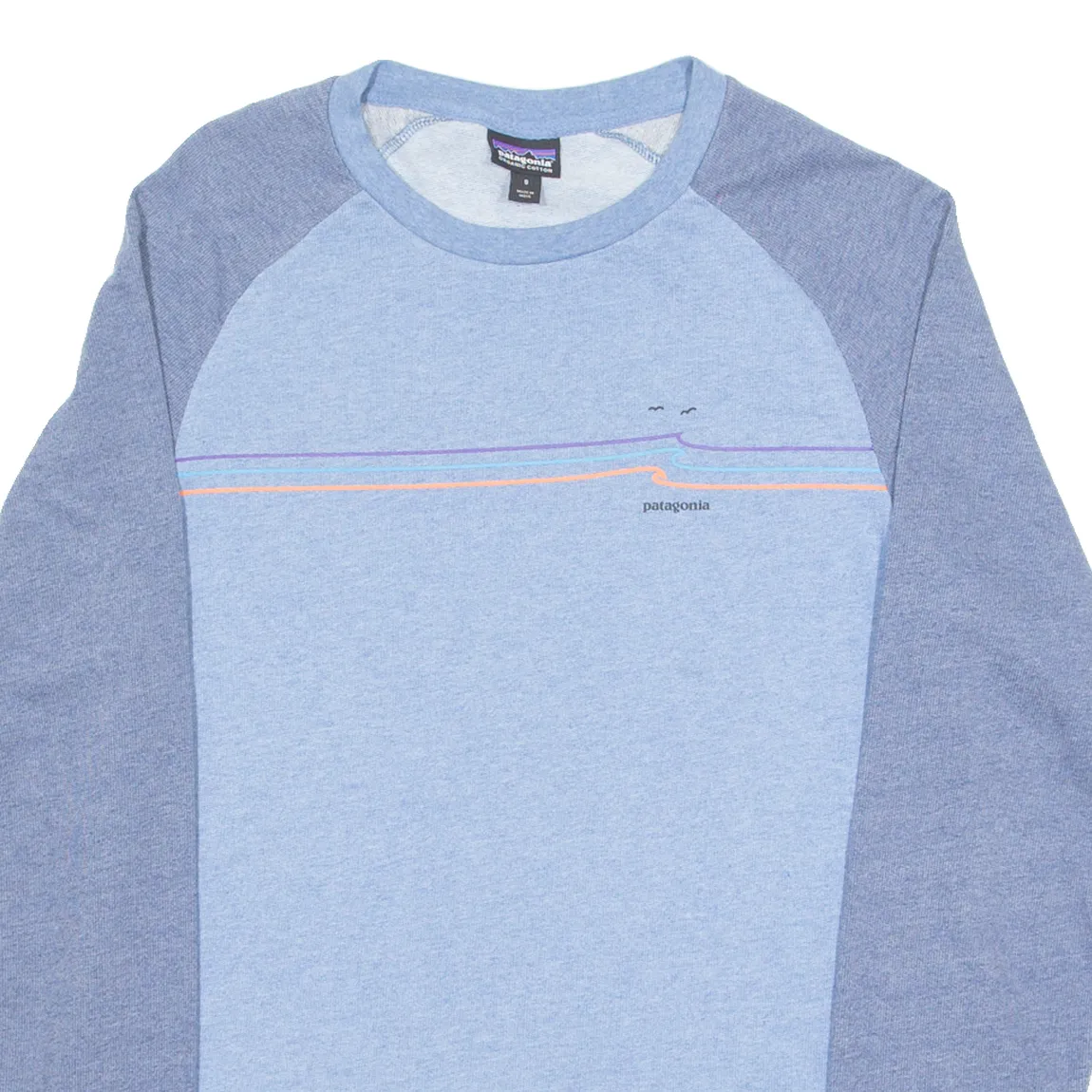 PATAGONIA Lightweight Mens Sweatshirt Blue Crewneck S