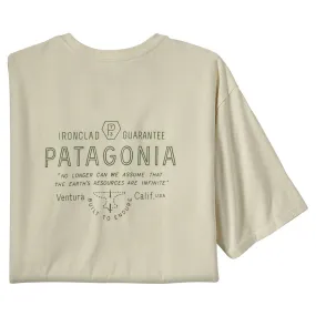 Patagonia Men's Forge Mark Responsibili-Tee - Birch White