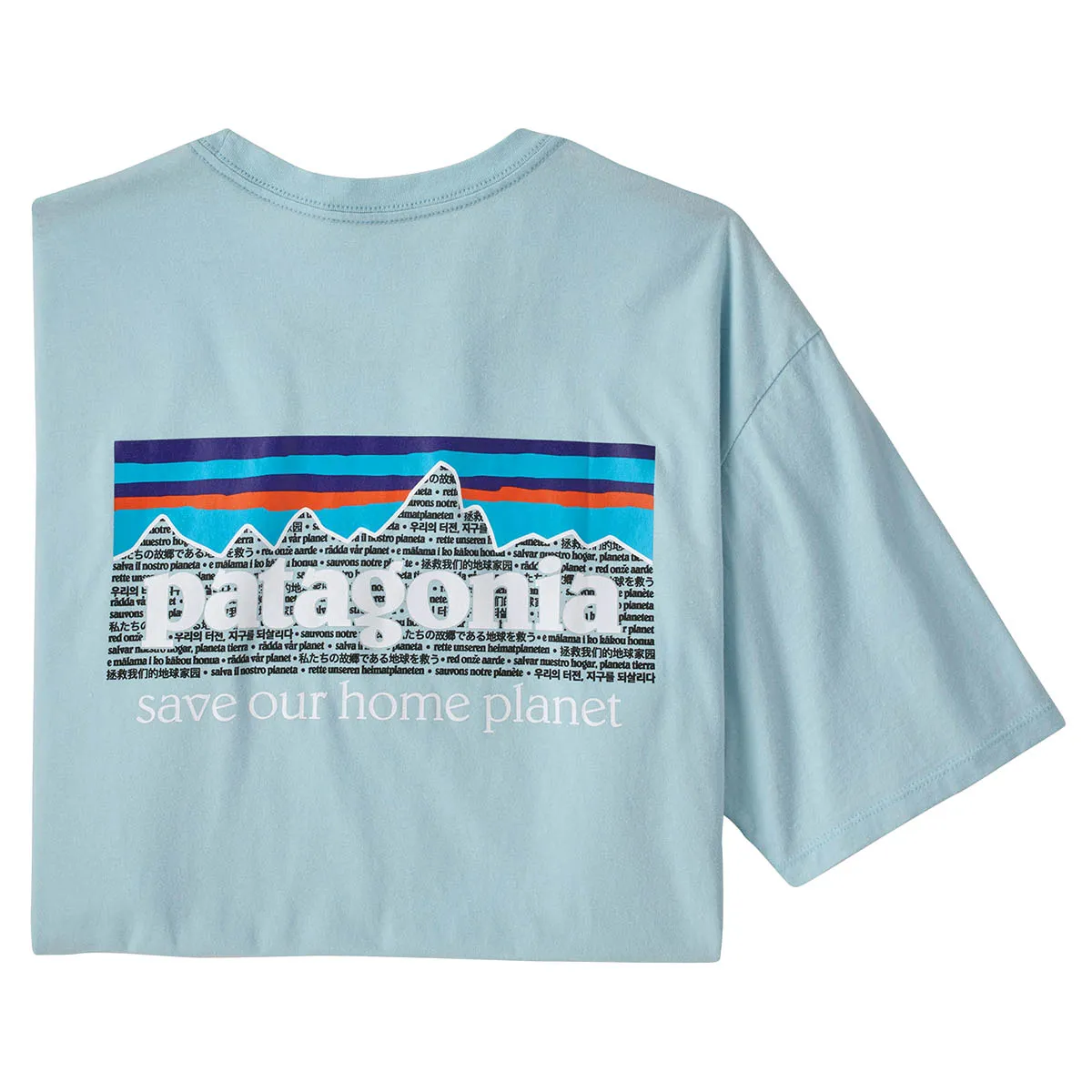 Patagonia Men's P-6 Mission Organic Cotton Tee - Fin Blue