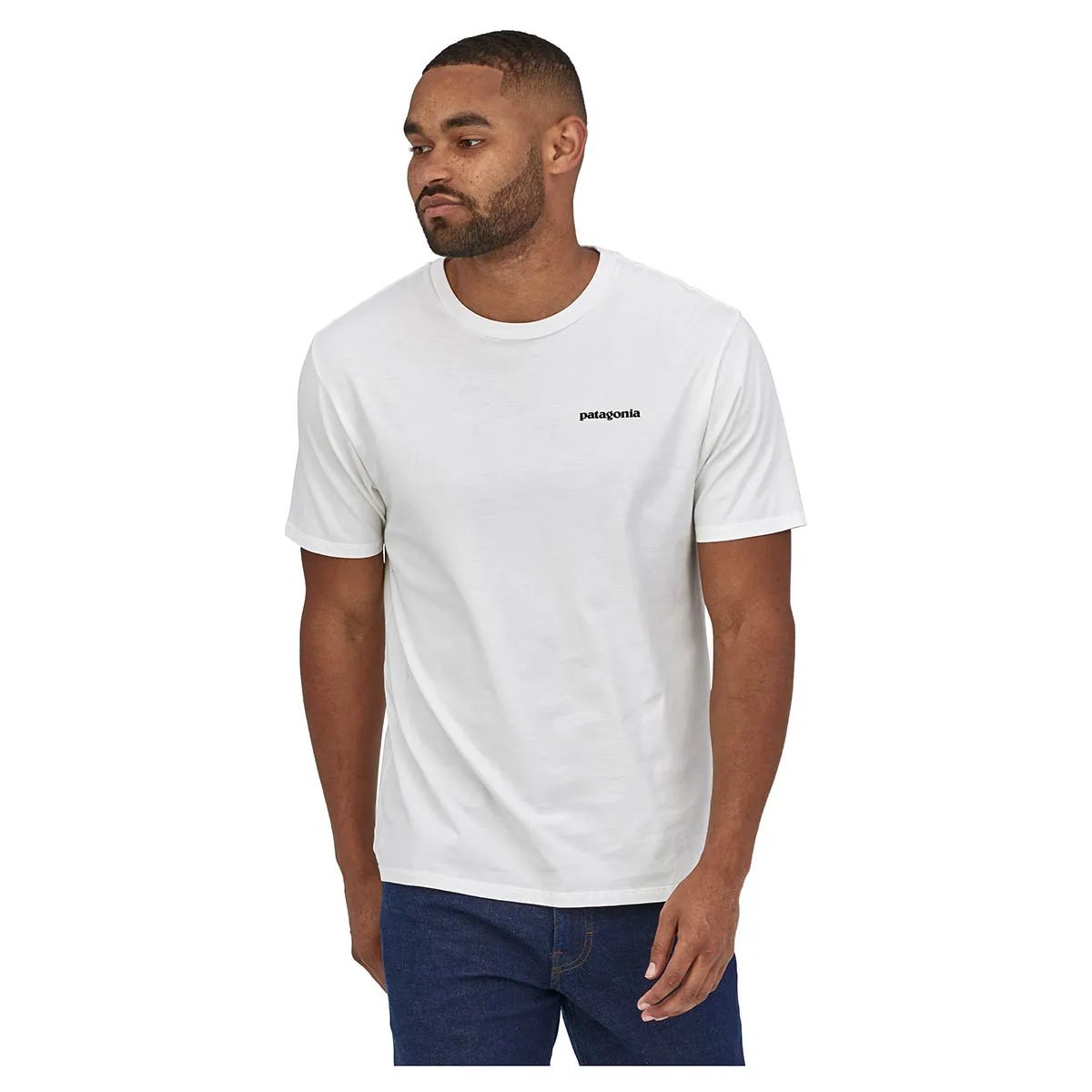 Patagonia Men's P-6 Mission Organic Cotton Tee - White