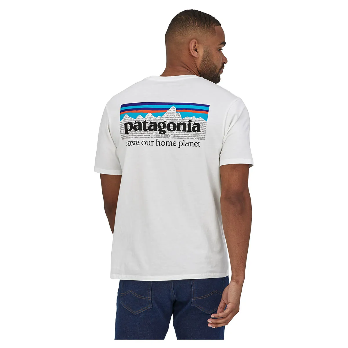 Patagonia Men's P-6 Mission Organic Cotton Tee - White