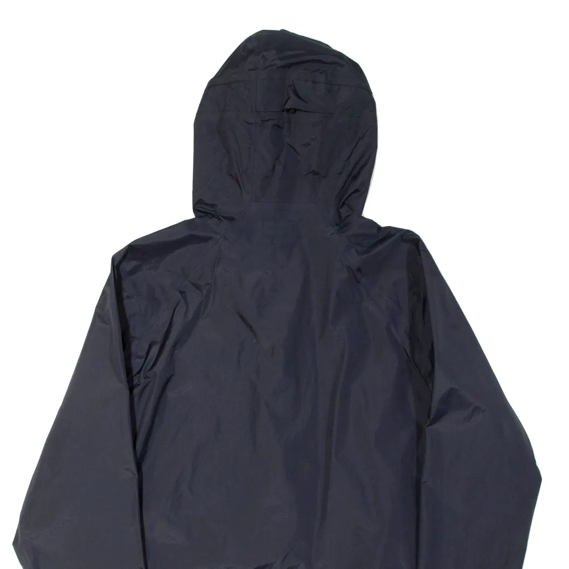 PATAGONIA Mens Rain Jacket Black Nylon Hooded M