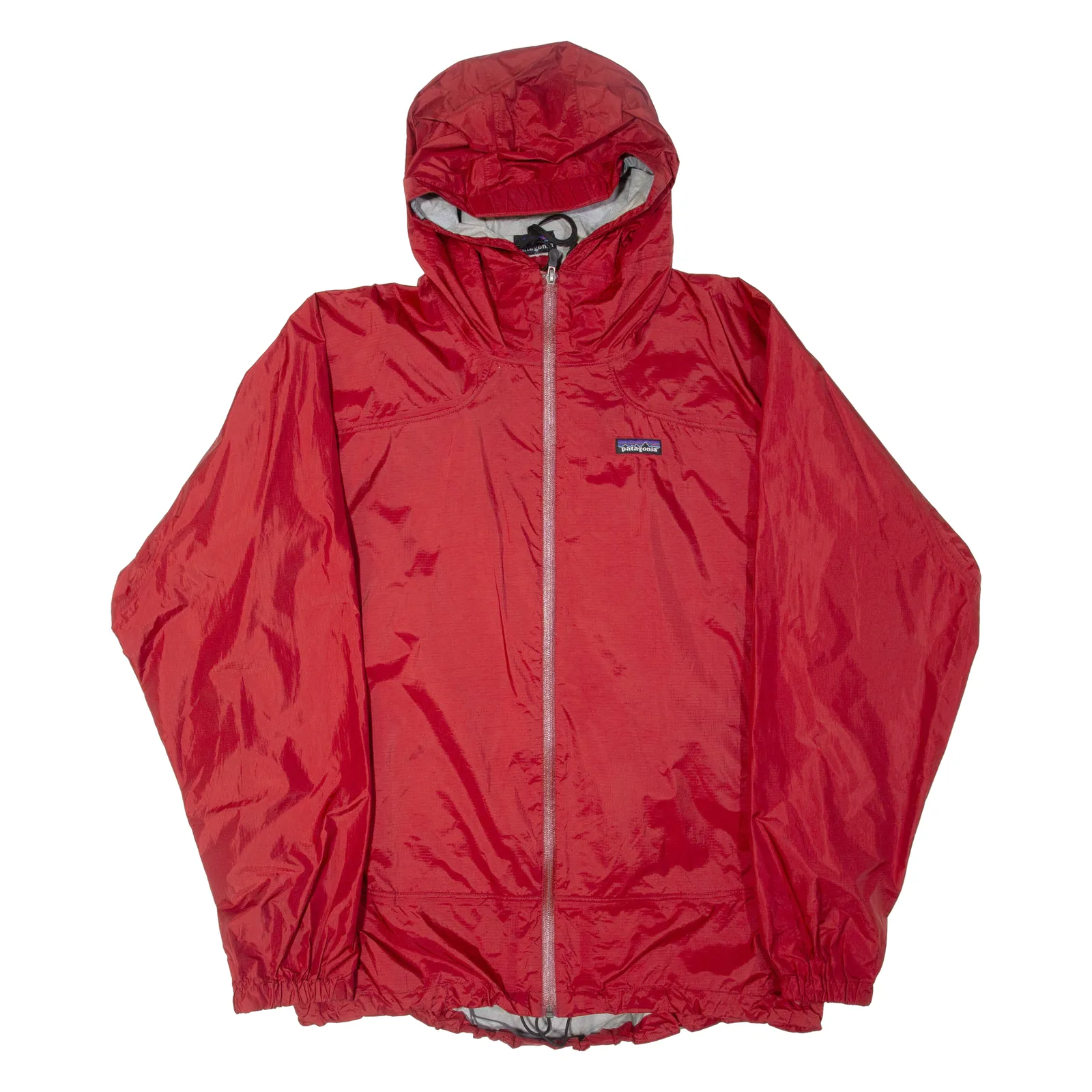 PATAGONIA Mens Rain Jacket Red Hooded 2XL