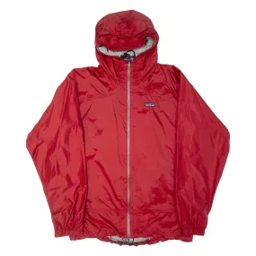 PATAGONIA Mens Rain Jacket Red Hooded 2XL