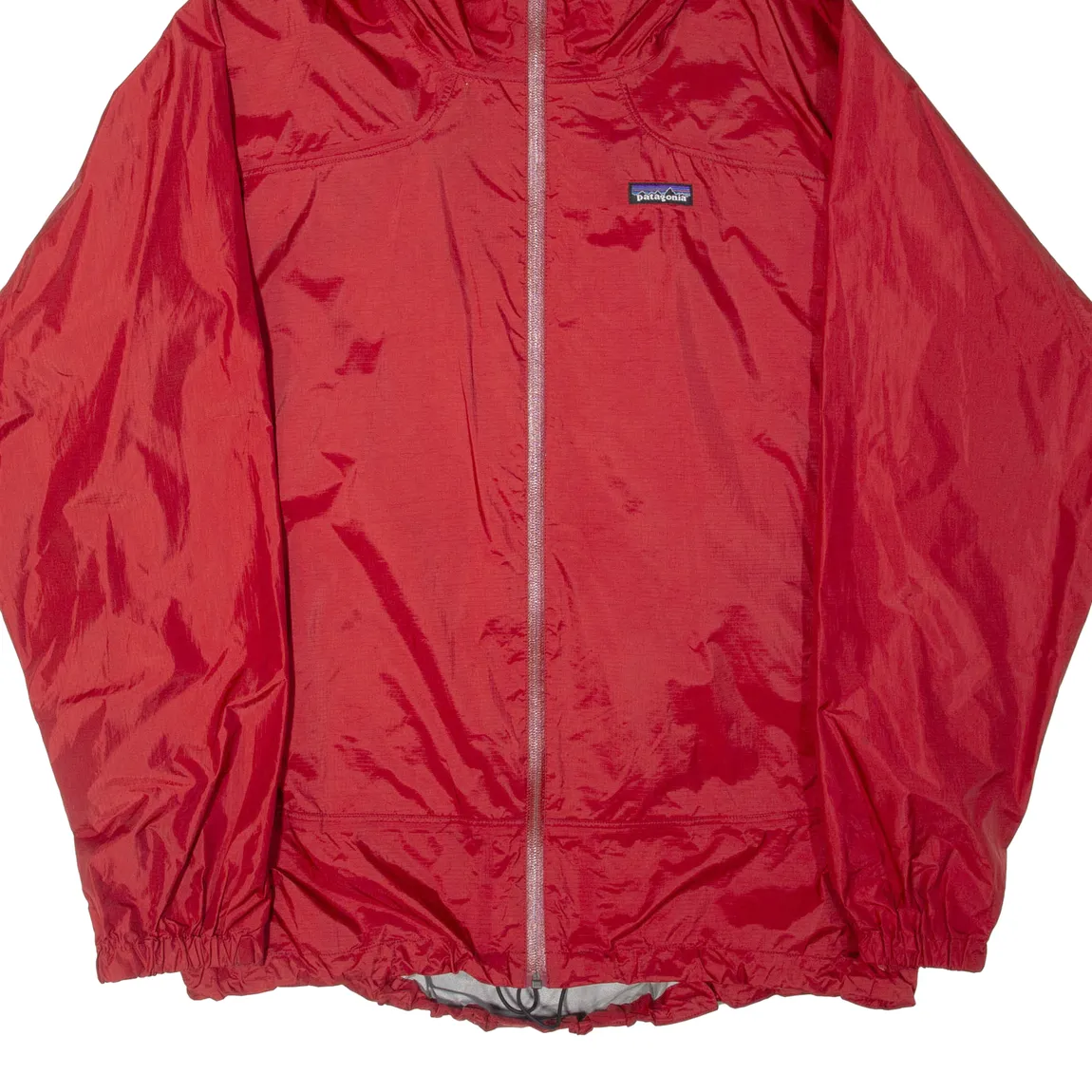 PATAGONIA Mens Rain Jacket Red Hooded 2XL