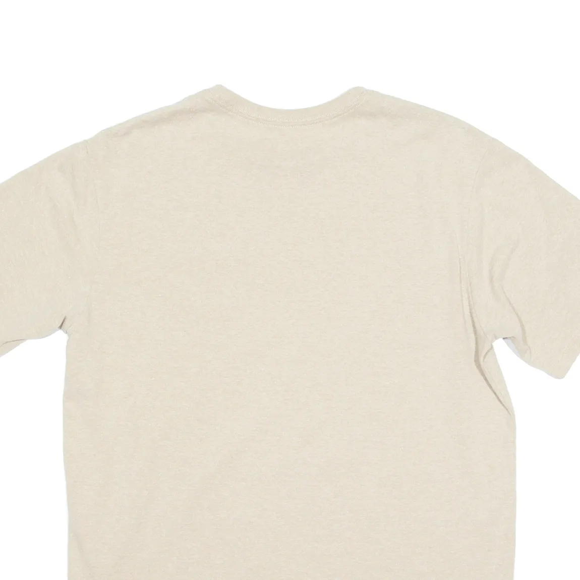 PATAGONIA Mens T-Shirt Beige Crew Neck S