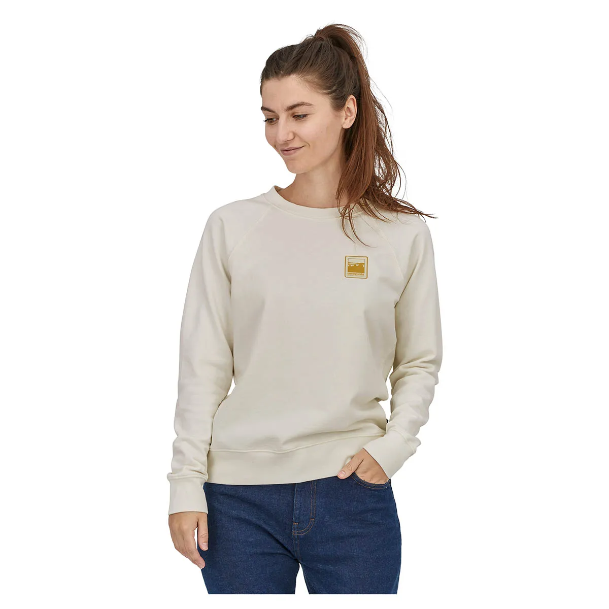 Patagonia Women's Alpine Icon Regenerative Organic Cotton Crew Sweatshirt - BCW