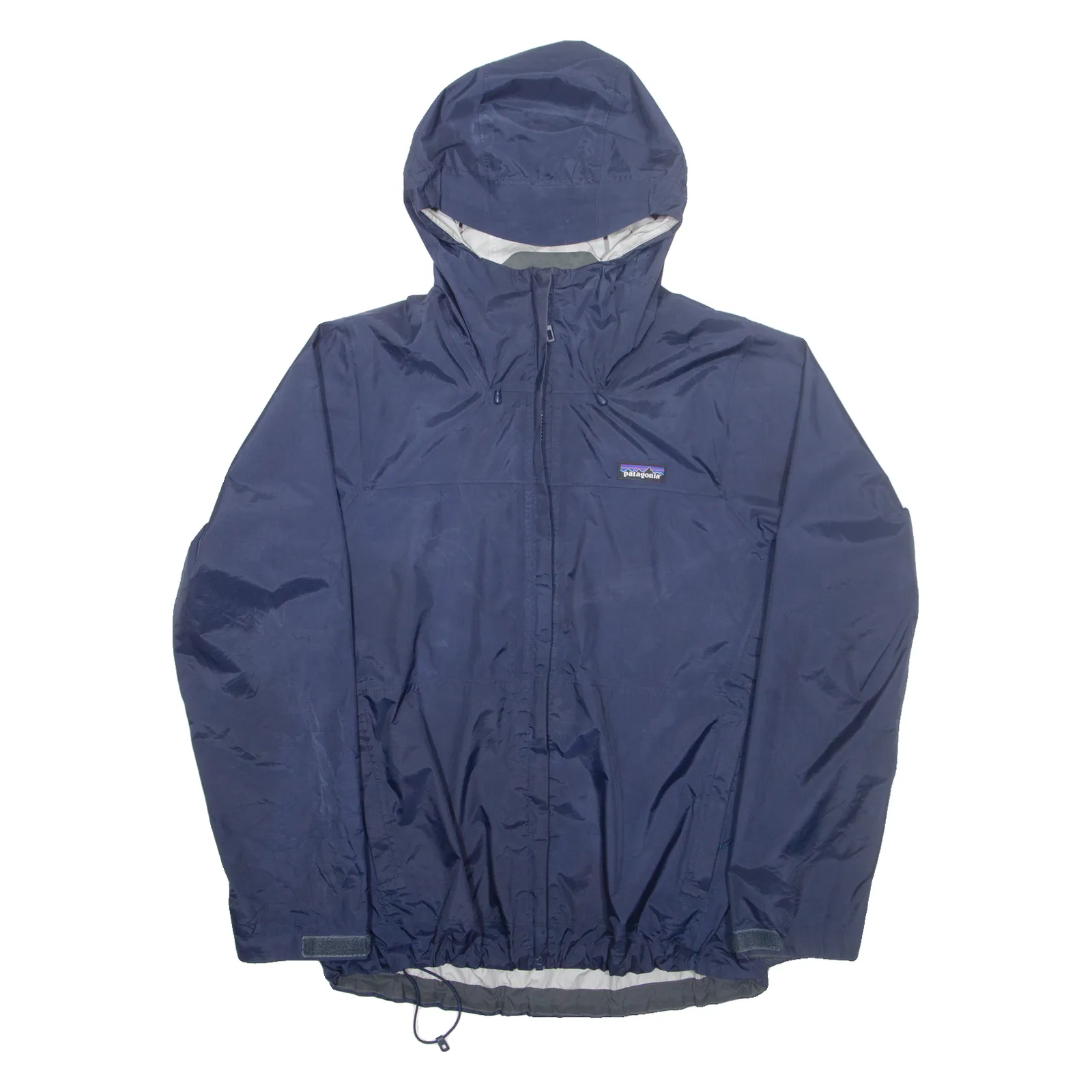 PATAGONIA Womens Jacket Blue Nylon Hooded M