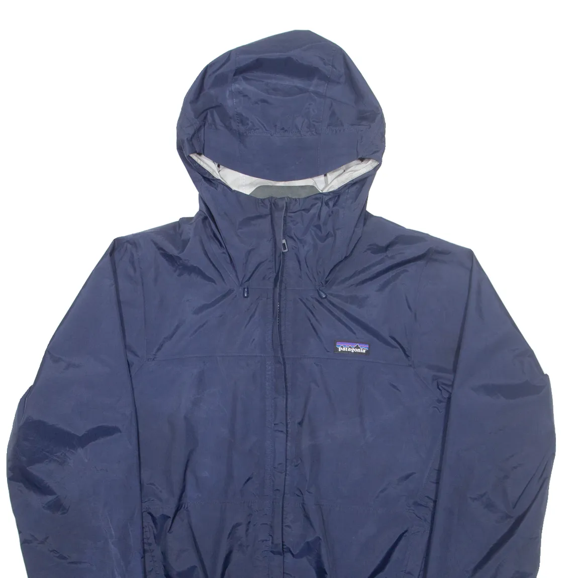 PATAGONIA Womens Jacket Blue Nylon Hooded M