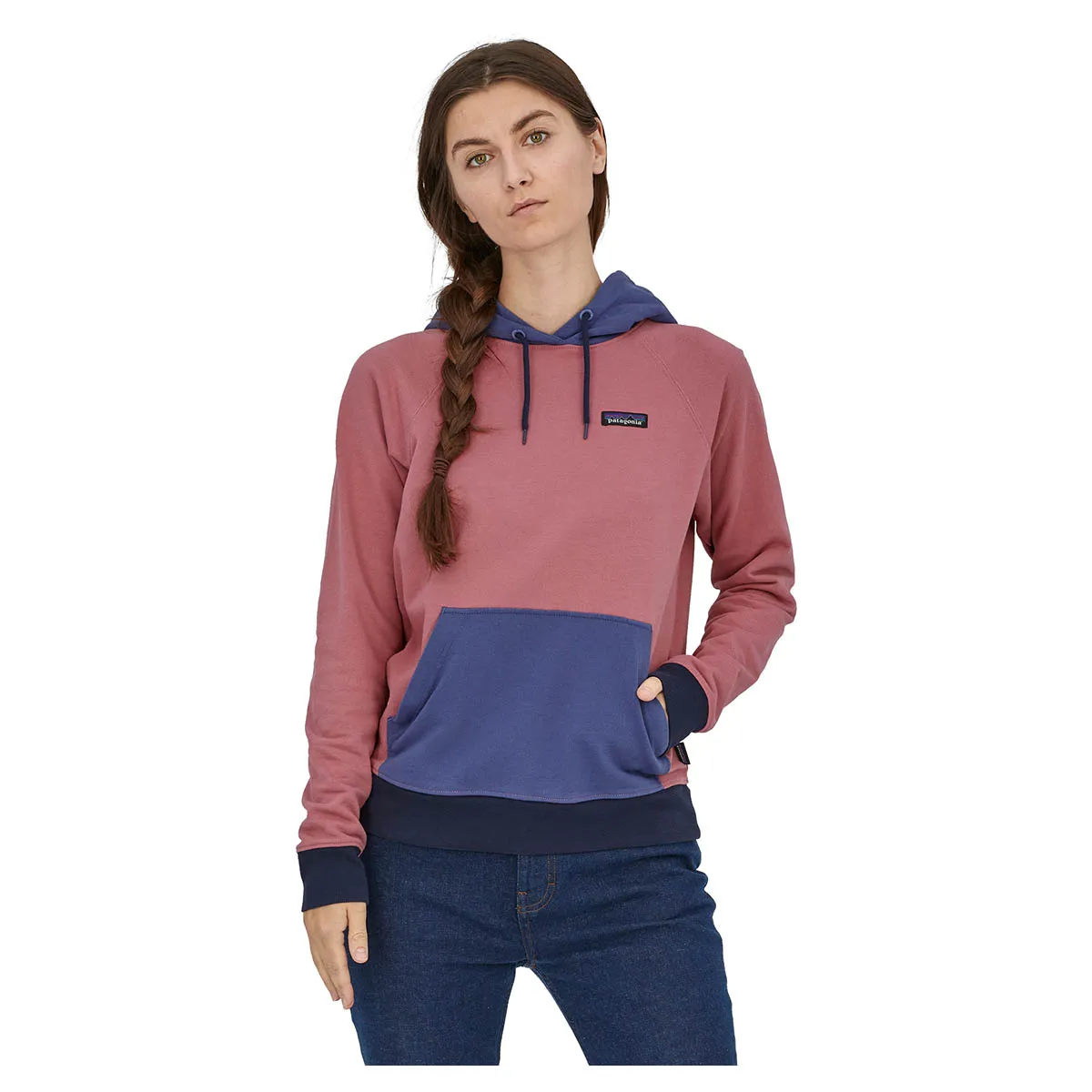 Patagonia Women's P-6 Label Organic Hoody - Light Star Pink