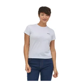 Patagonia Women's P-6 Logo Responsibili-Tee - White