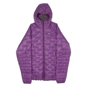 PATAGONIA Womens Quilted Jacket Purple Nylon Hooded XL