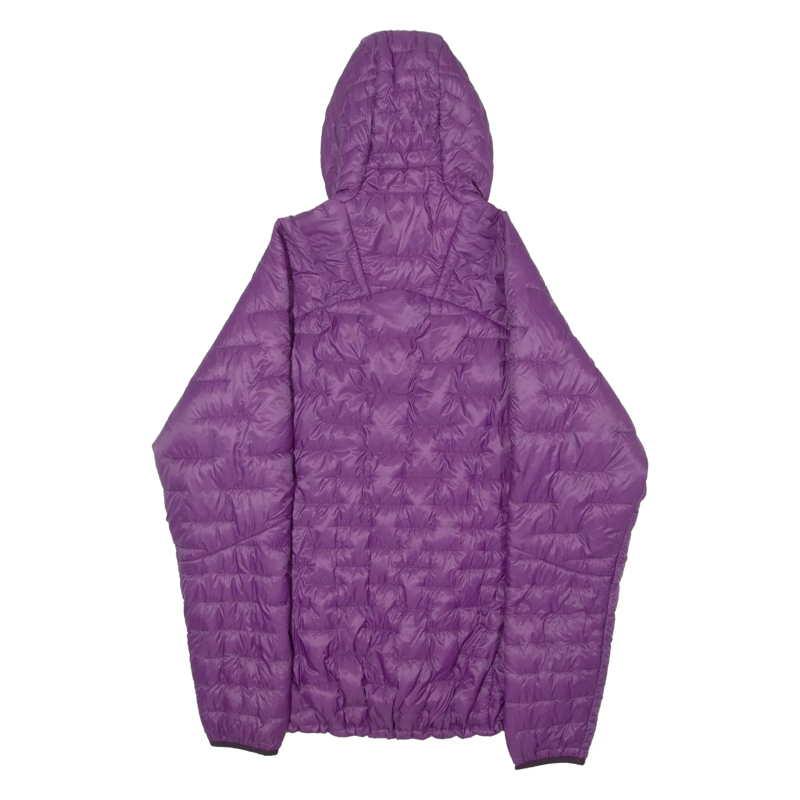 PATAGONIA Womens Quilted Jacket Purple Nylon Hooded XL