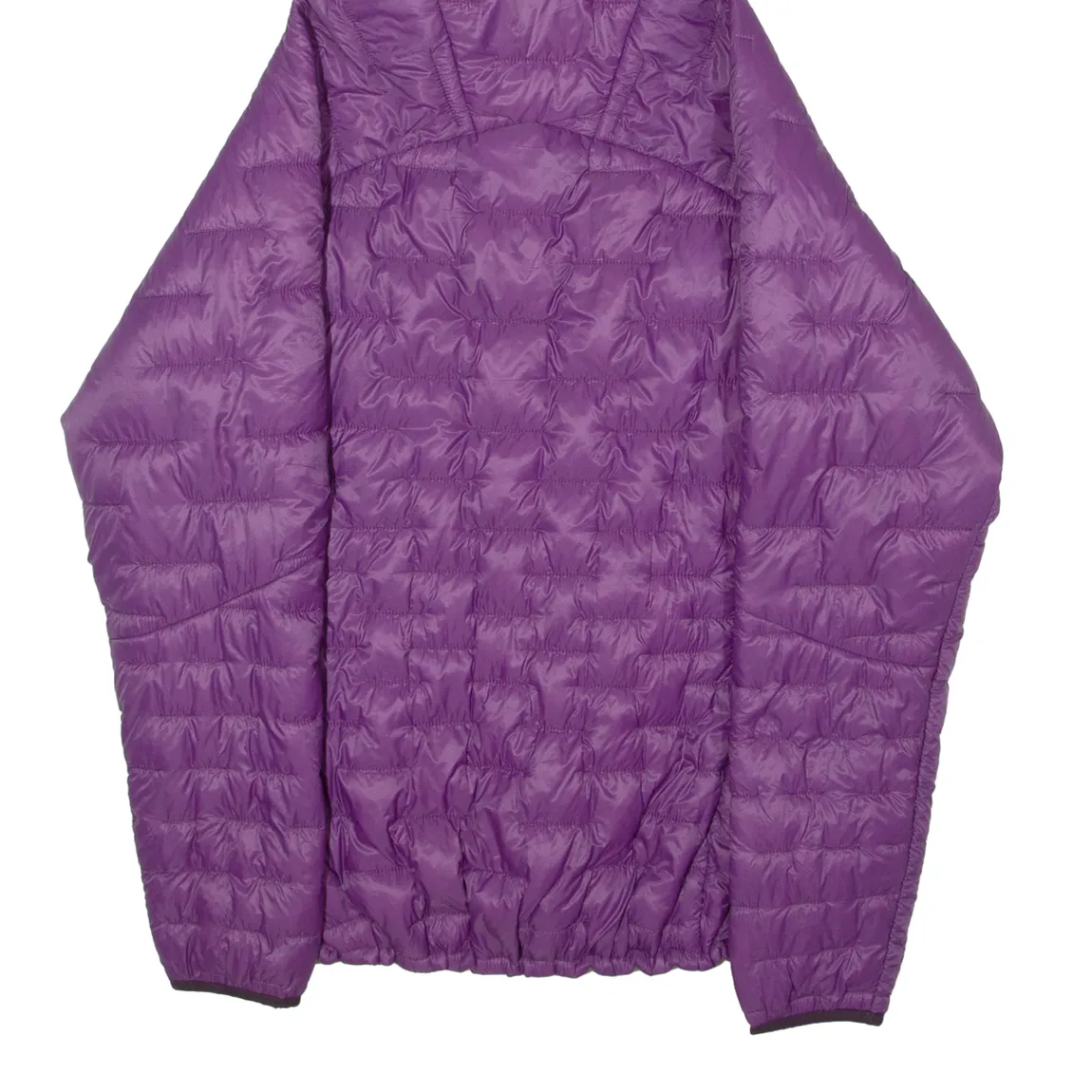 PATAGONIA Womens Quilted Jacket Purple Nylon Hooded XL