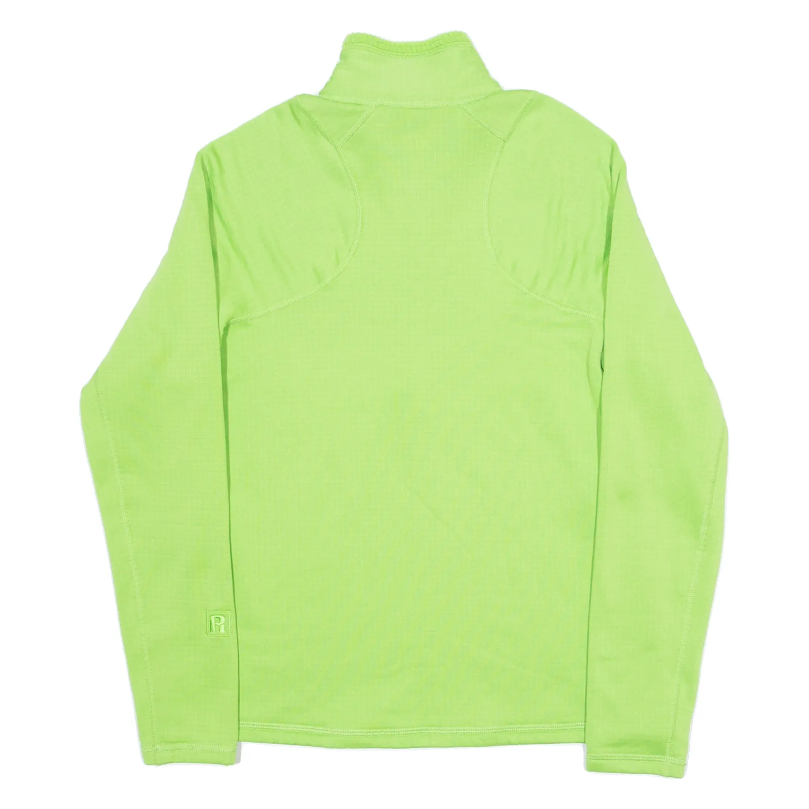 PATAGONIA Womens Sweatshirt Green 1/4 Zip M