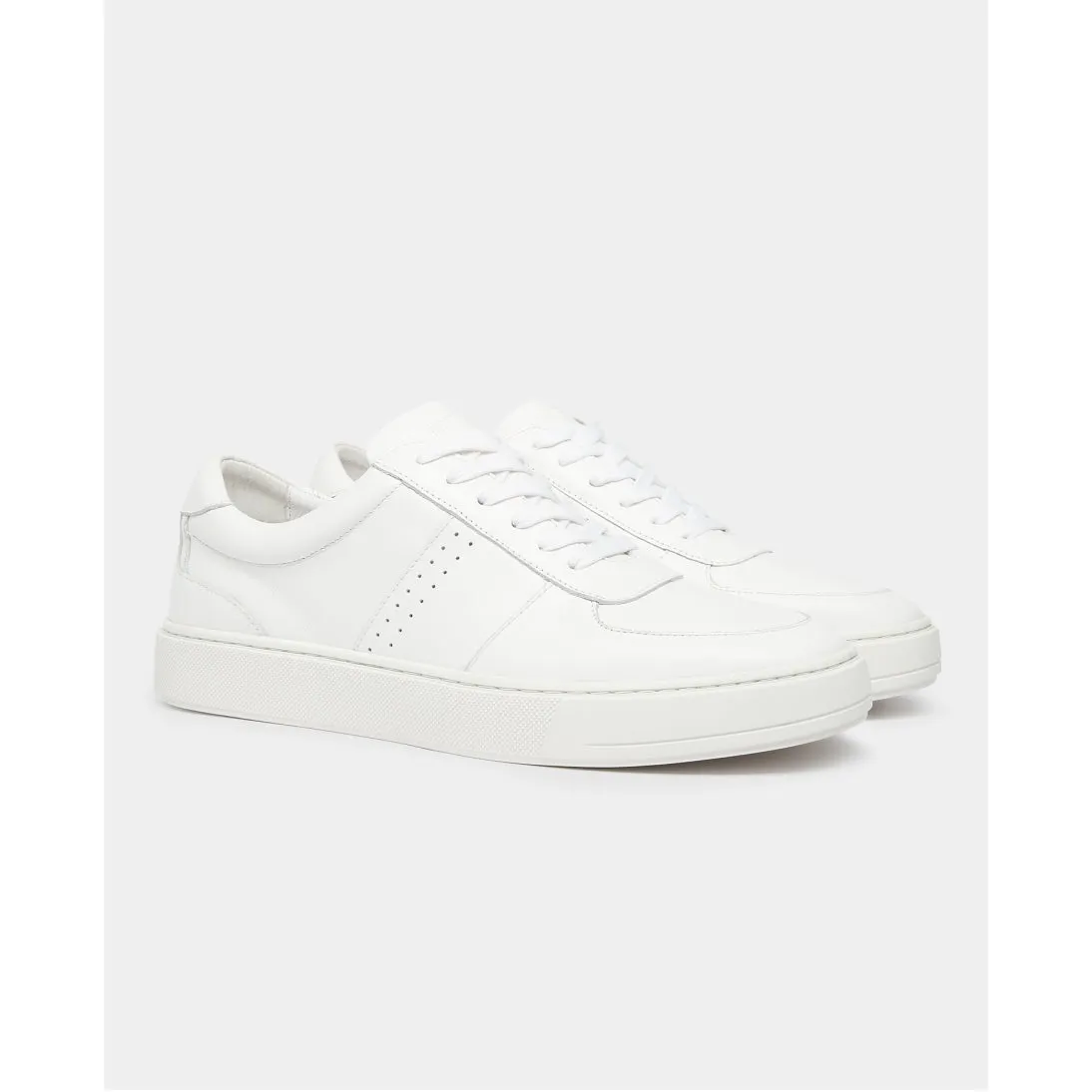 Remus Uomo Enrico Leather Trainers 02207 White