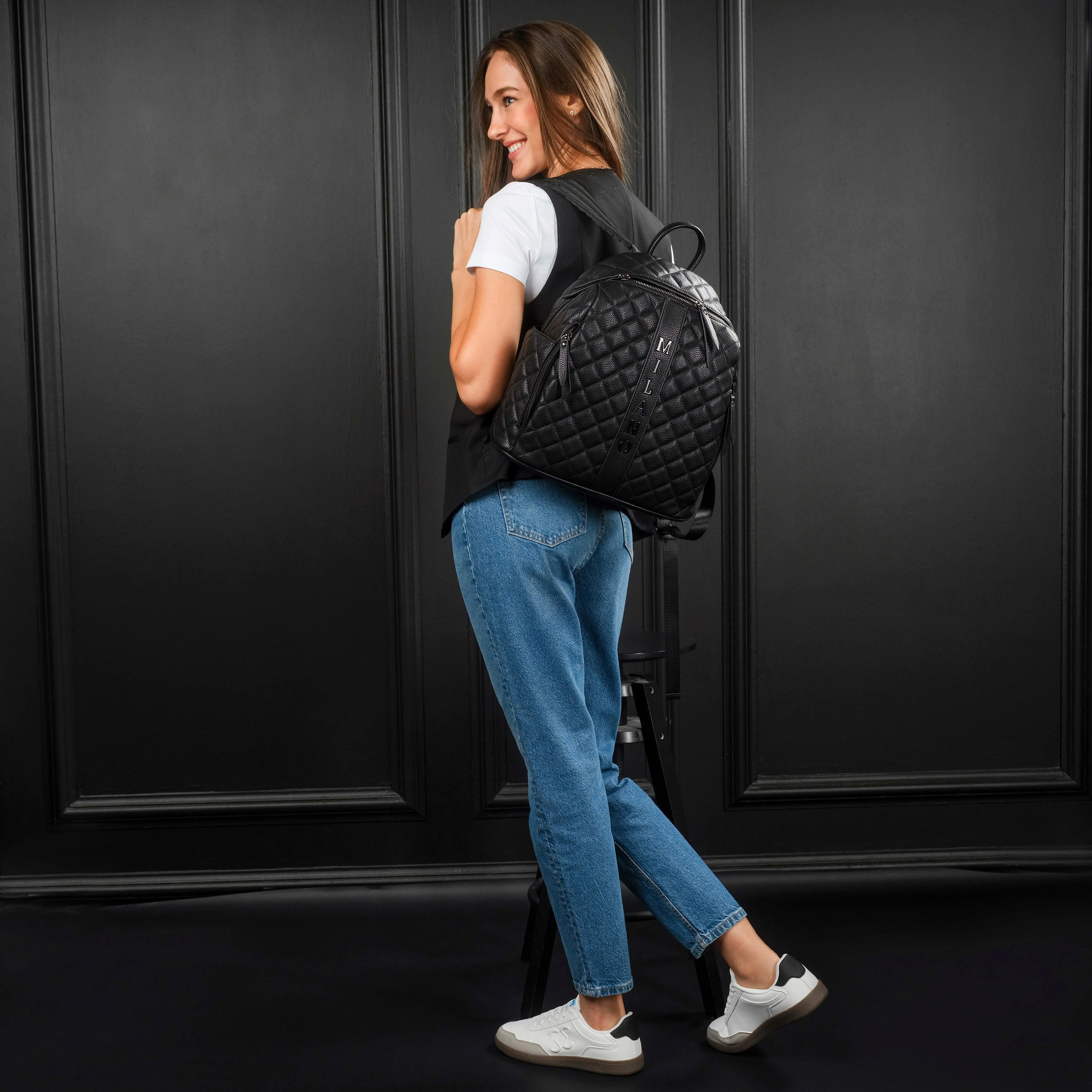 ROSHNI UPD BACKPACK- Black