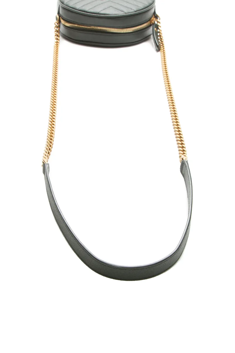 Round Vinyle Camera Bag