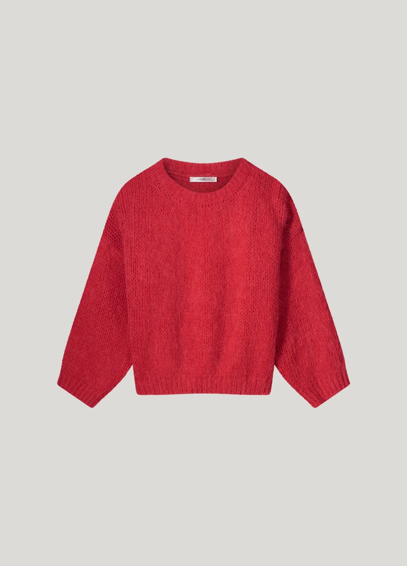 Sacs of Ashbourne   Summum Alpaca Blend Sweater Red