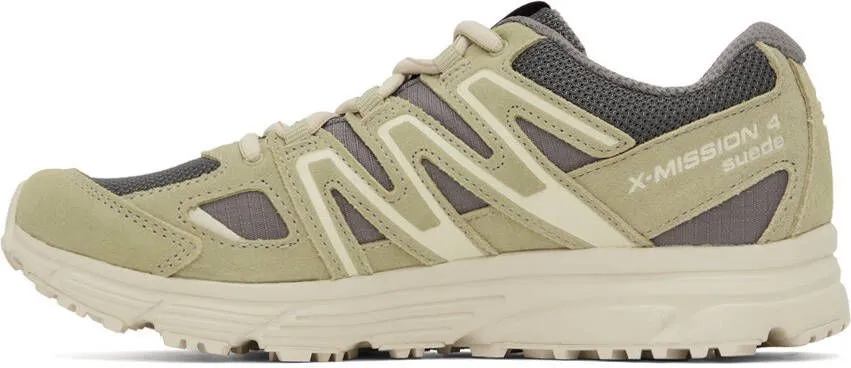 Salomon Taupe X-MISSION 4 Sneakers