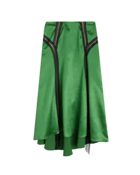 Satin Flared Skirt