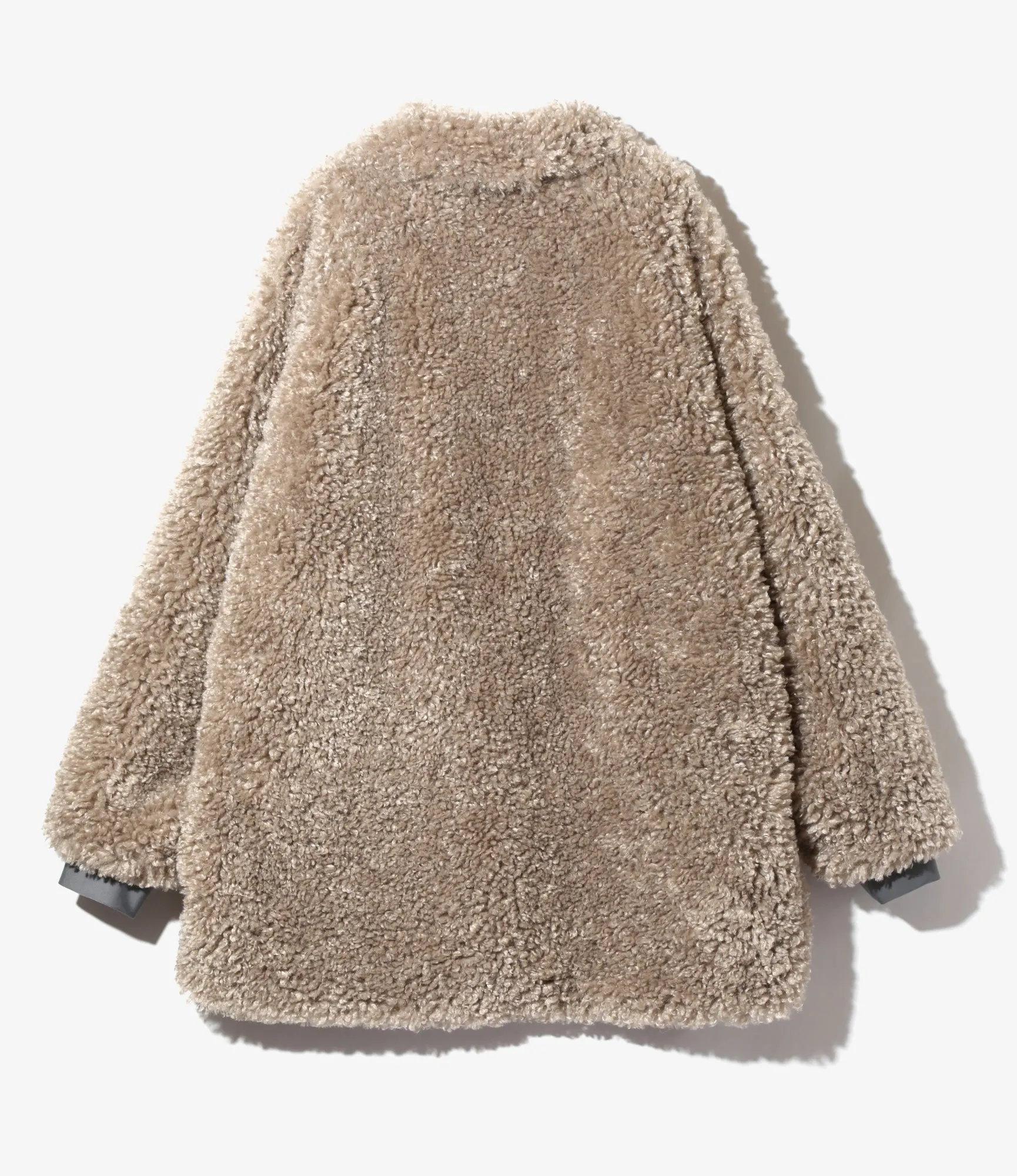 SC Jacket – Beige Poly Curly Fur