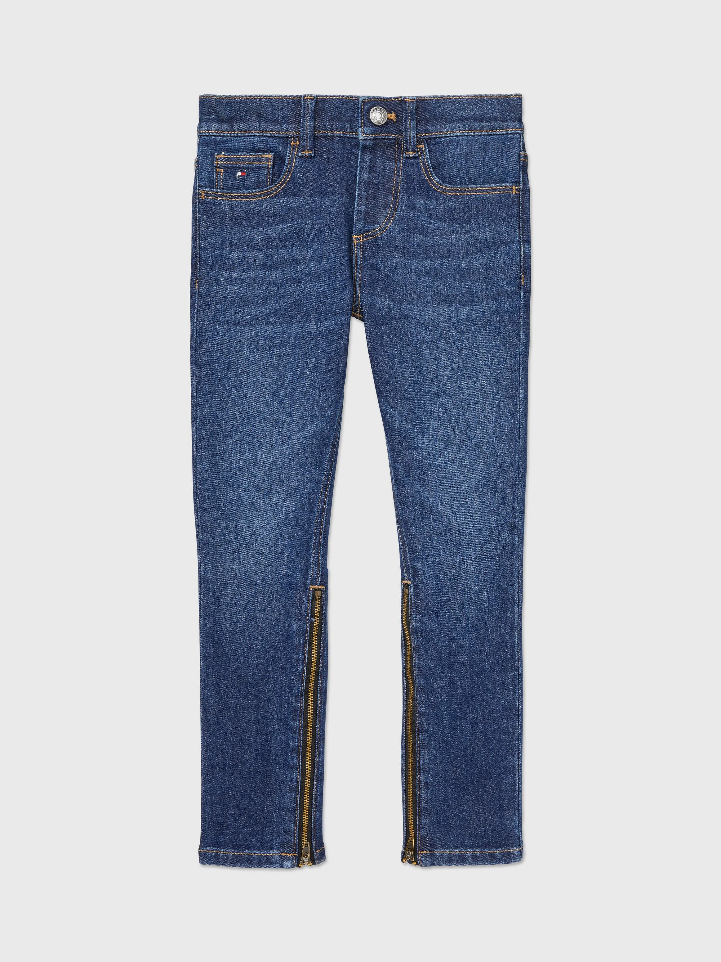 Scanton Slim Jeans (Girls) - Dark Wash