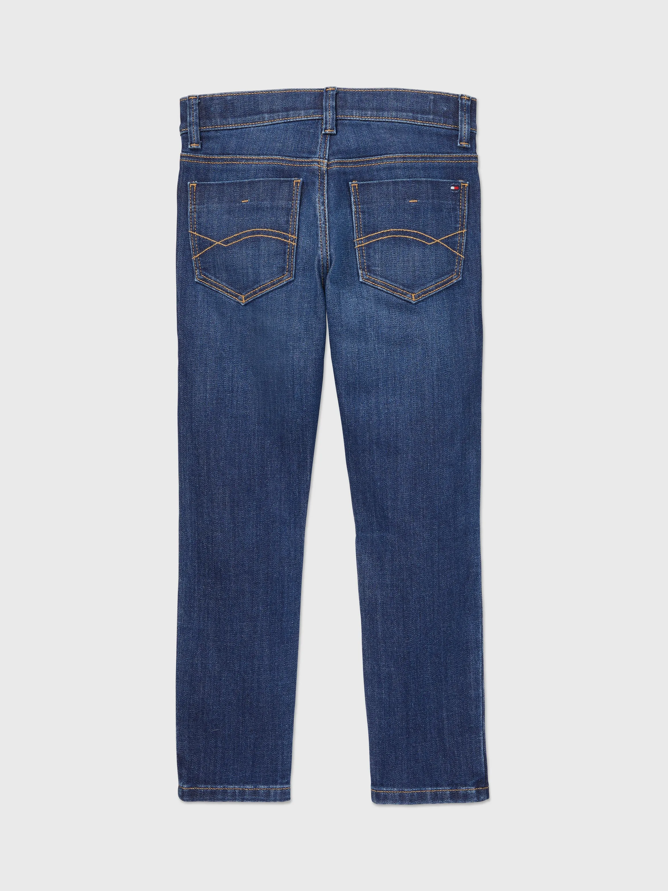 Scanton Slim Jeans (Girls) - Dark Wash