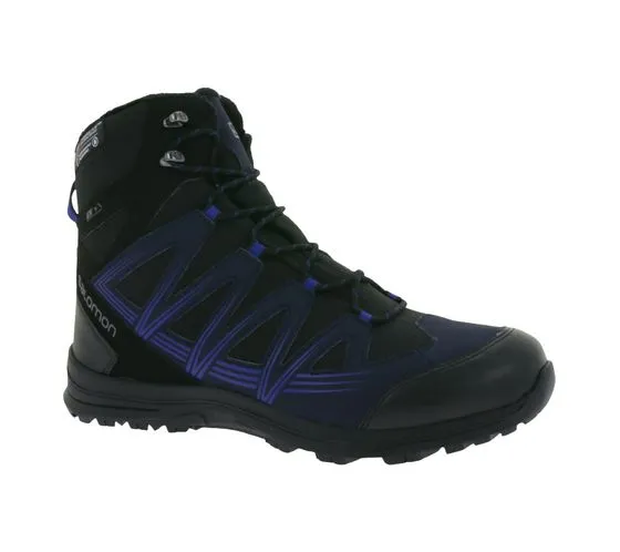 Scarponi da trekking impermeabili da uomo Salomon Woodsen 2 TS CSWP con isolamento 3M e suola Contagrip L41009400 Nero