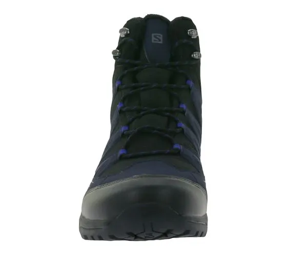 Scarponi da trekking impermeabili da uomo Salomon Woodsen 2 TS CSWP con isolamento 3M e suola Contagrip L41009400 Nero