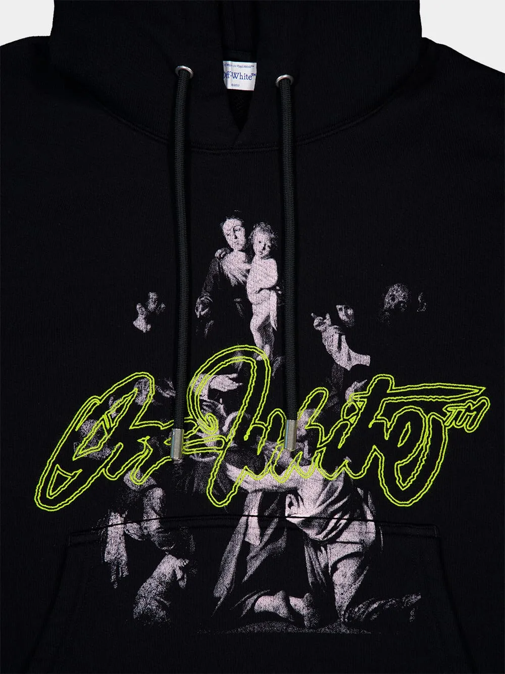 Script Mary Graphic Print Hoodie