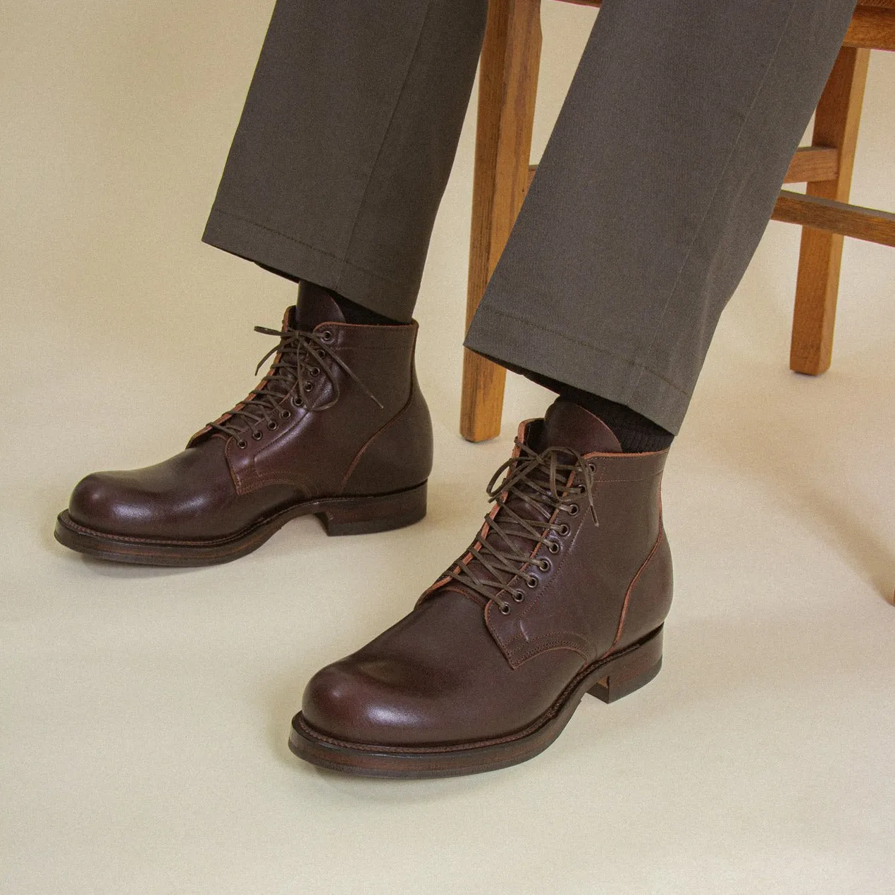 Service Boot 2040 - Dark Brown Wooly Chromexcel