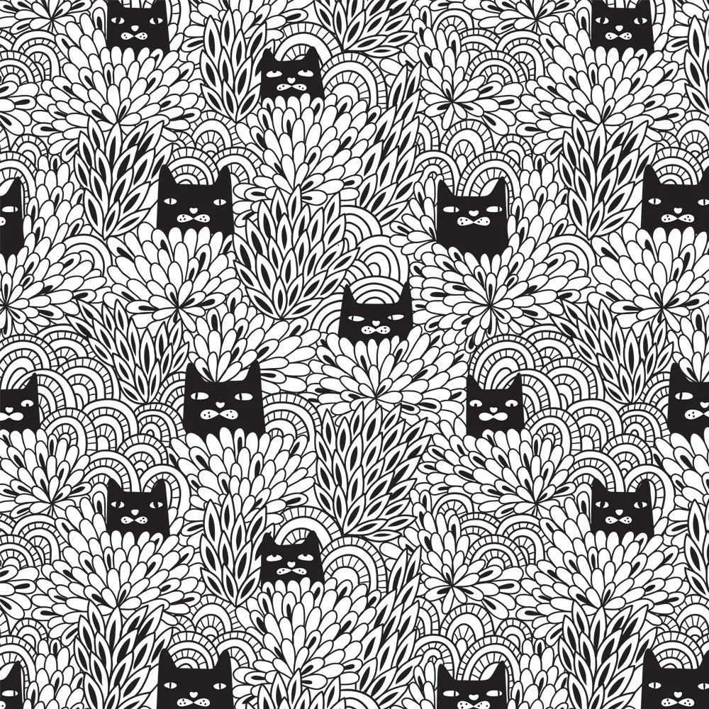 Shady Cats Duvet Cover