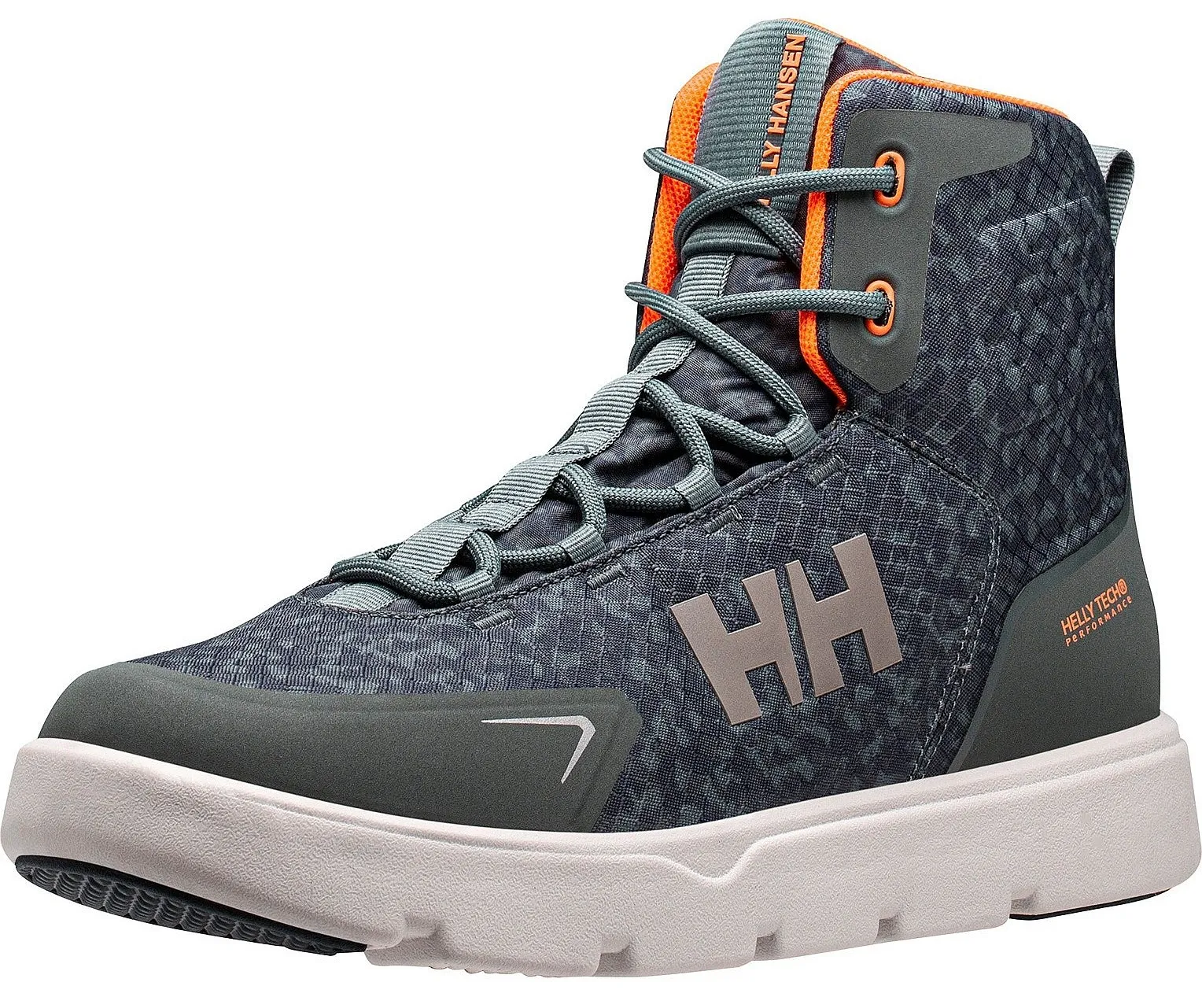 shoes Helly Hansen Canyon ULLR Boot Helly Tech - Trooper/Neon Orange - men´s